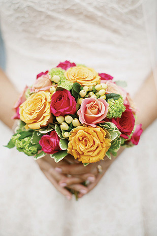 Colourful Dia de Muertos Inspired Wedding at The Millhouse by Elisha Clarke | onefabday.com