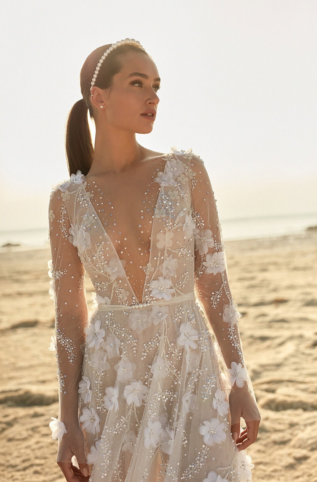 What A Bombshell! Sheer and Illusion Wedding Dresses | One Fab Day