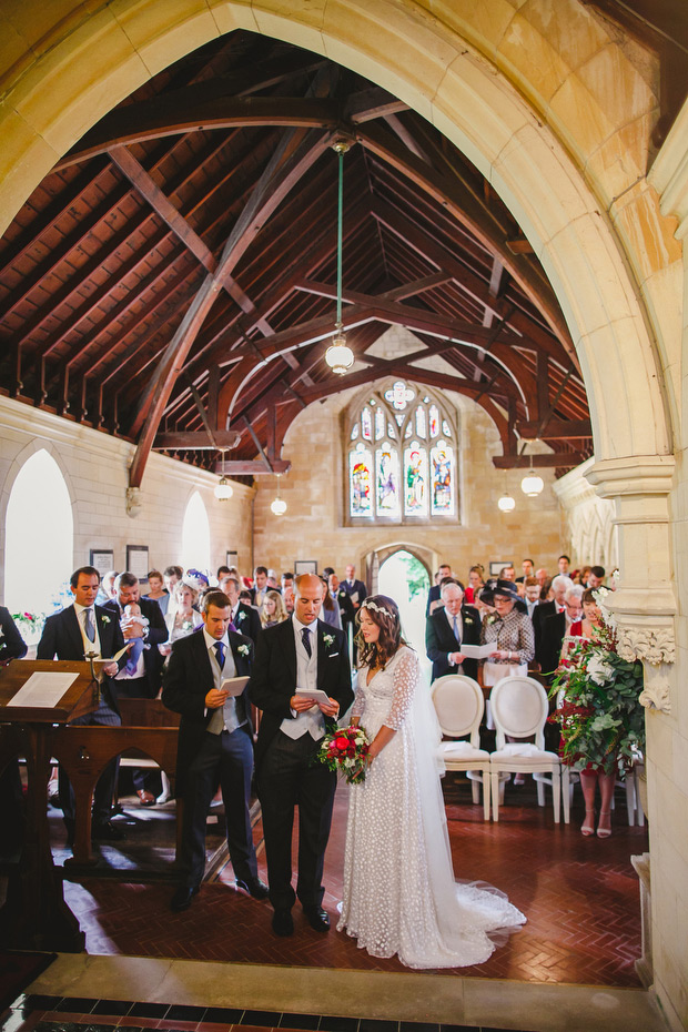 Beautiful Old Court Chapel Wedding by Gather and Tides | onefabday.com