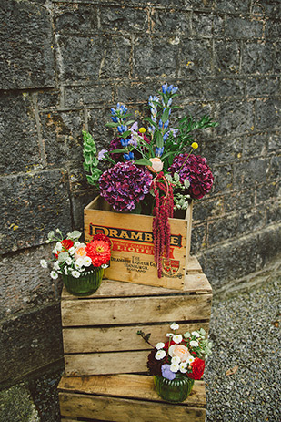 Bold and colourful geometric wedding by Paula Gillespie | onefabday.com