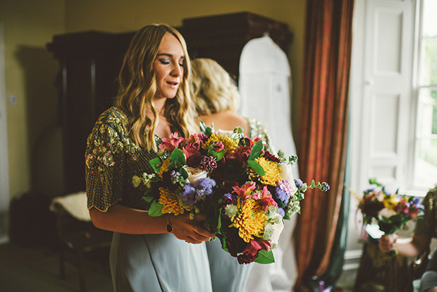 Bold and colourful geometric wedding by Paula Gillespie | onefabday.com