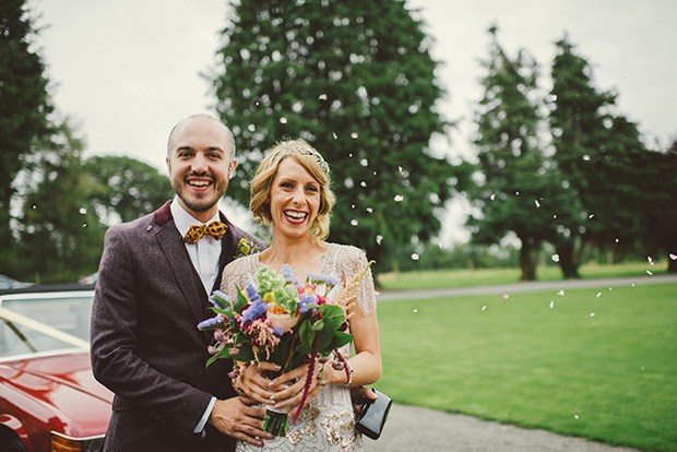 Bold and colourful geometric wedding by Paula Gillespie | onefabday-com.go-vip.net