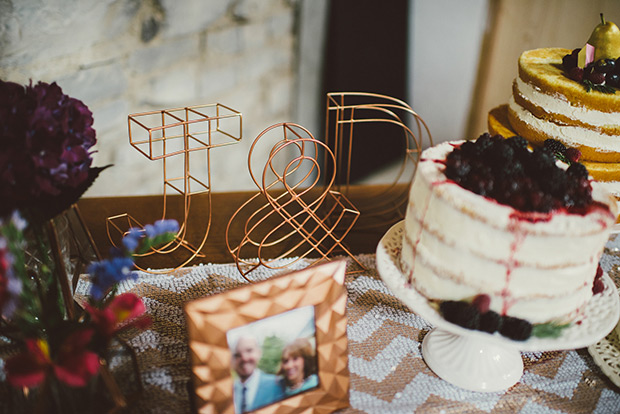 Bold and colourful geometric wedding by Paula Gillespie | onefabday.com