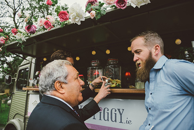 Bold and colourful geometric wedding by Paula Gillespie | onefabday.com