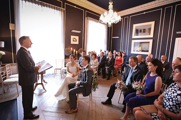 Intimate 25 Fitzwilliam Place Wedding by Will O'Reilly | onefabday.com