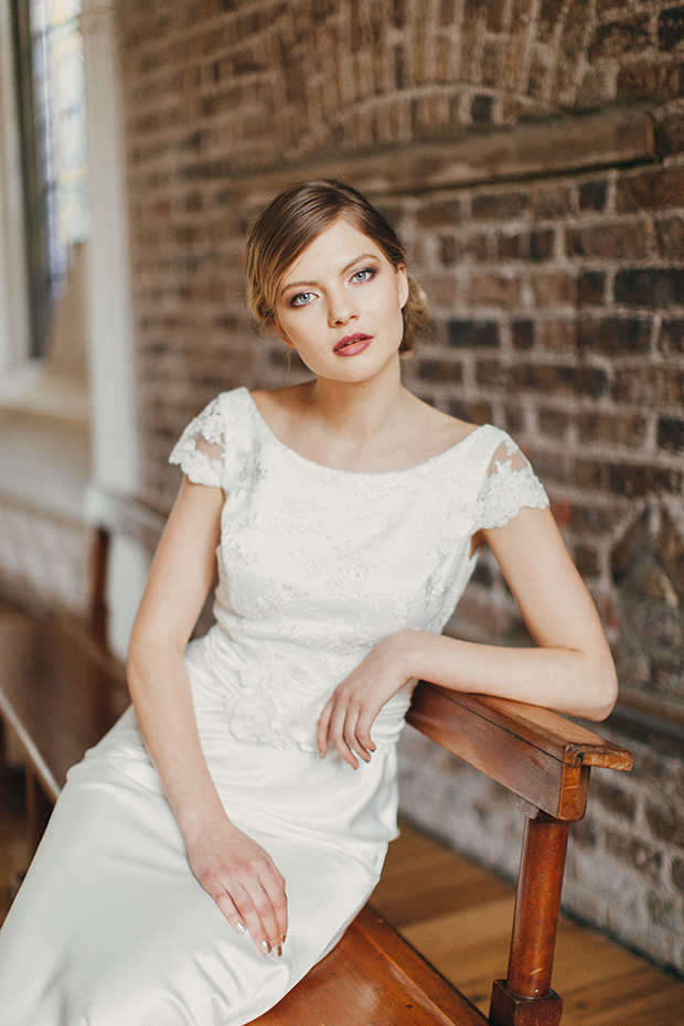 Stunning Wedding Dress & Wedding Seperates by Sharon Hoey | See more on onefabday.com 