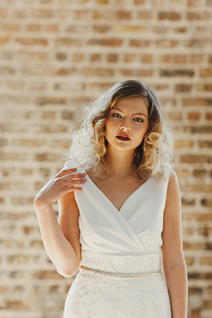 Stunning Wedding Dress & Wedding Seperates by Sharon Hoey | See more on onefabday.com 