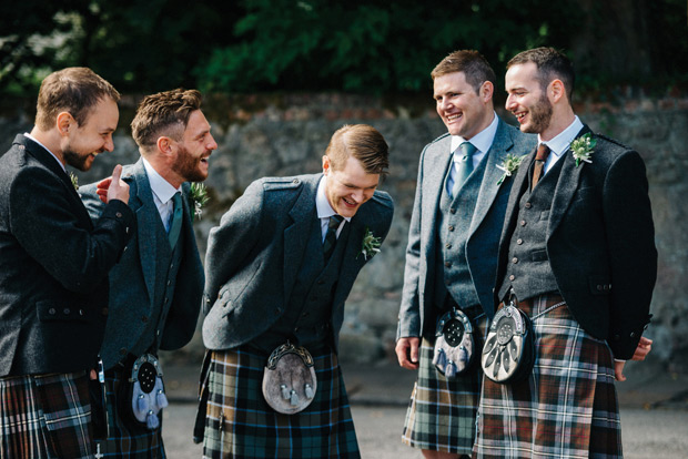 Sweet family home wedding in Aberdeen by Donna Murray Photography | onefabday.com