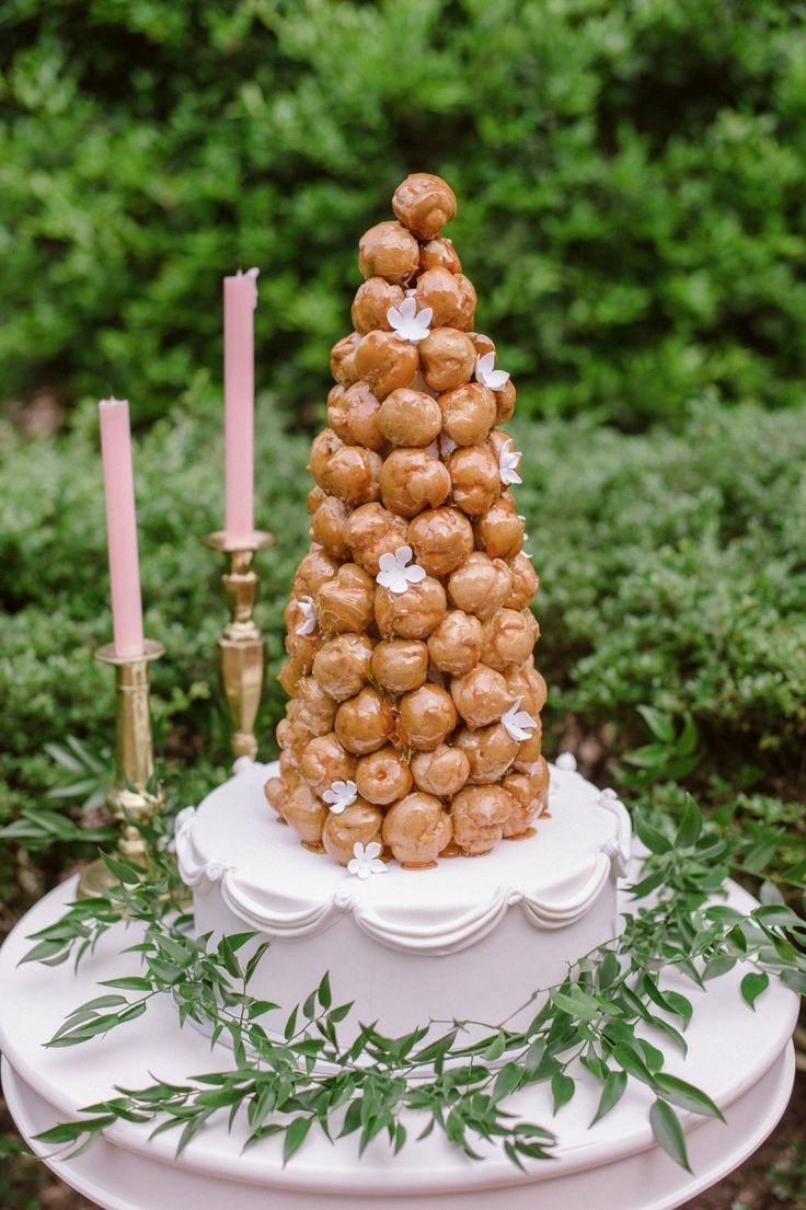 Wedding Croquembouche Ideas | See more on onefabday.com