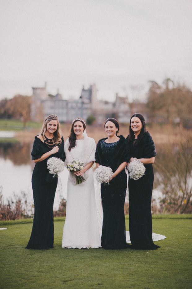 Winter Dromoland Castle wedding by David Olsthoorn Photography | onefabday.com