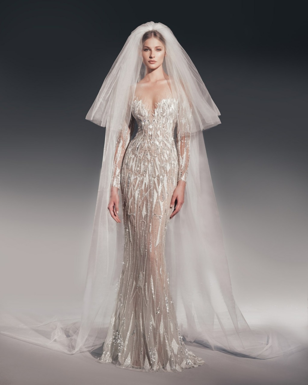 What A Bombshell! Sheer and Illusion Wedding Dresses | One Fab Day