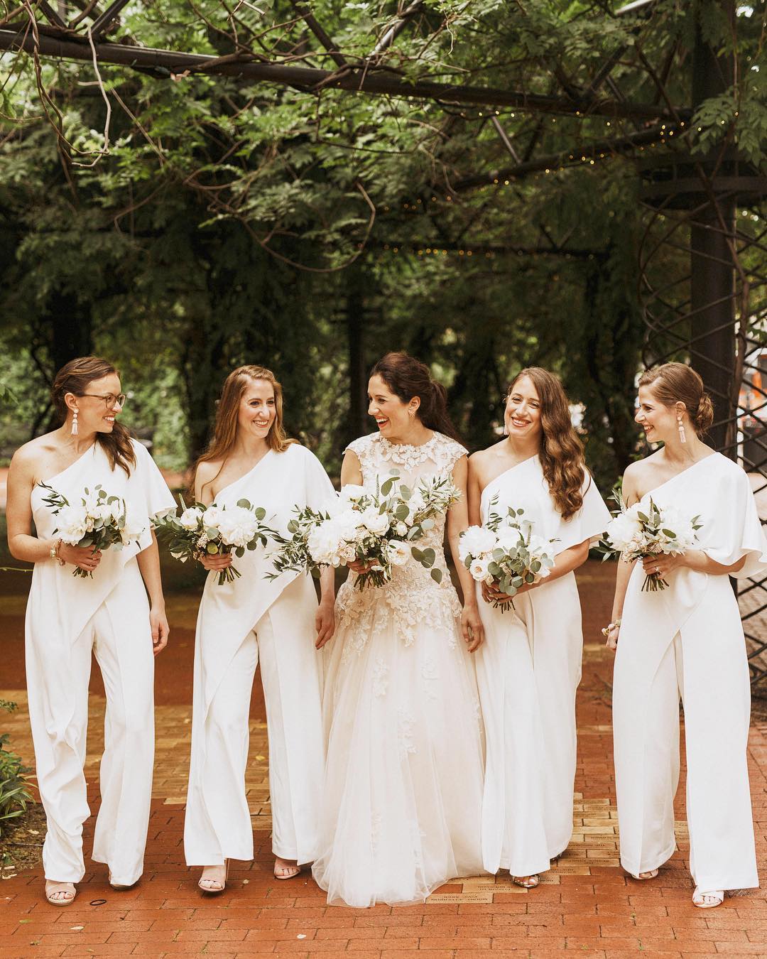 Bridesmaids in Jumpsuits | OneFabDay.com