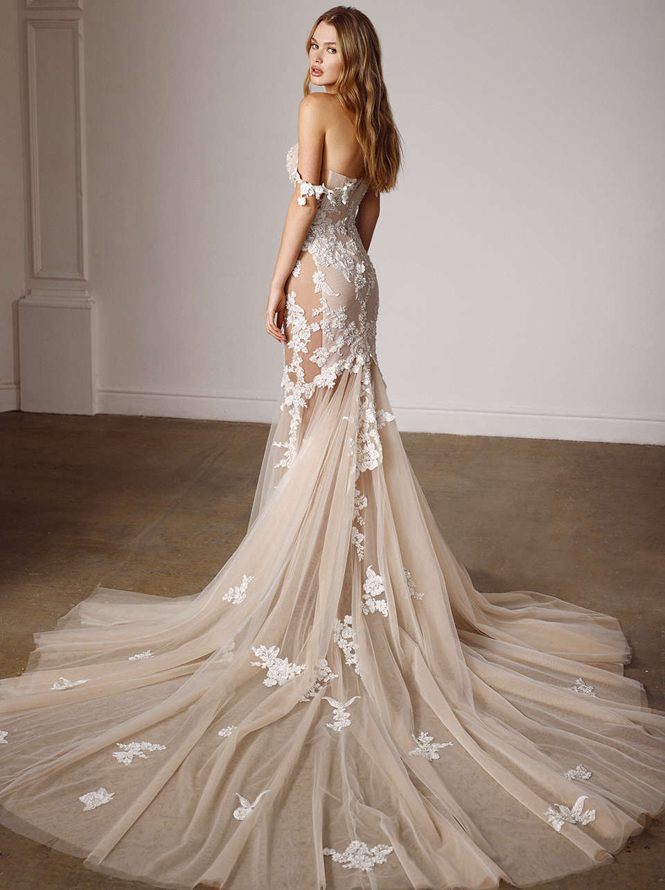 What A Bombshell! Sheer and Illusion Wedding Dresses | One Fab Day