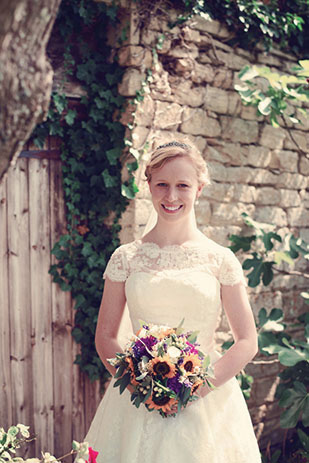 Beautiful sunshiney barn wedding by Jessica Raphael Photography | onefabday.com