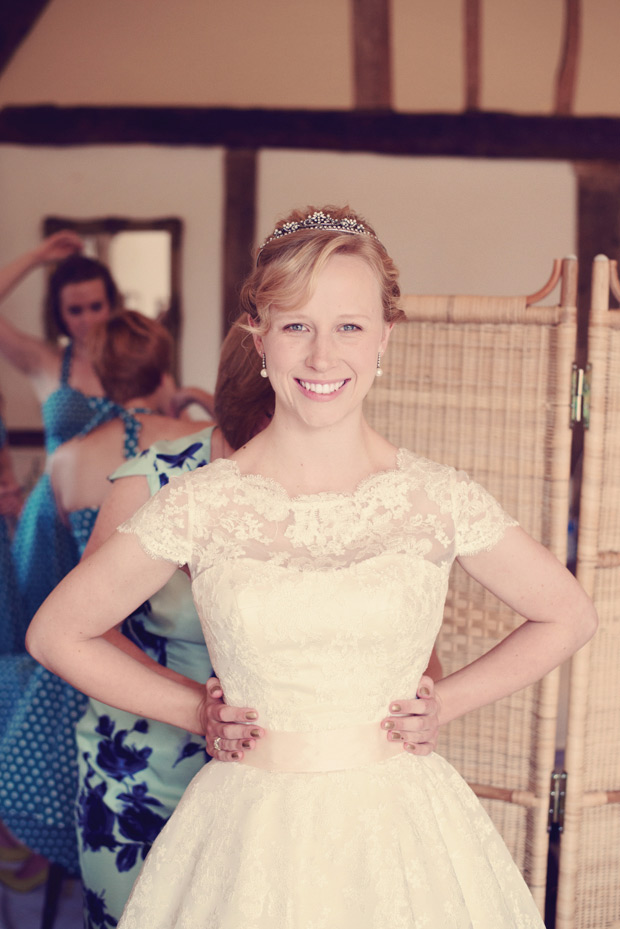 Beautiful sunshiney barn wedding by Jessica Raphael Photography | onefabday.com