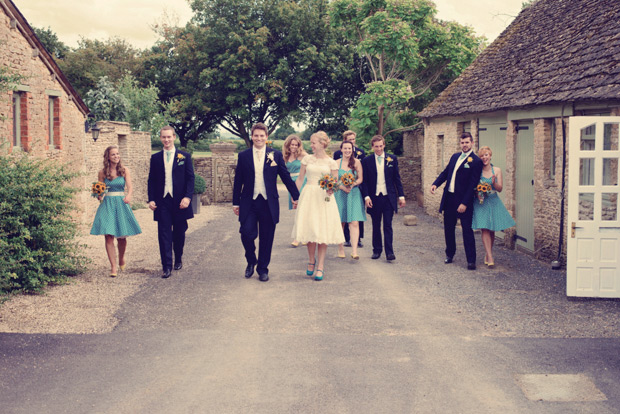 Beautiful sunshiney barn wedding by Jessica Raphael Photography | onefabday.com