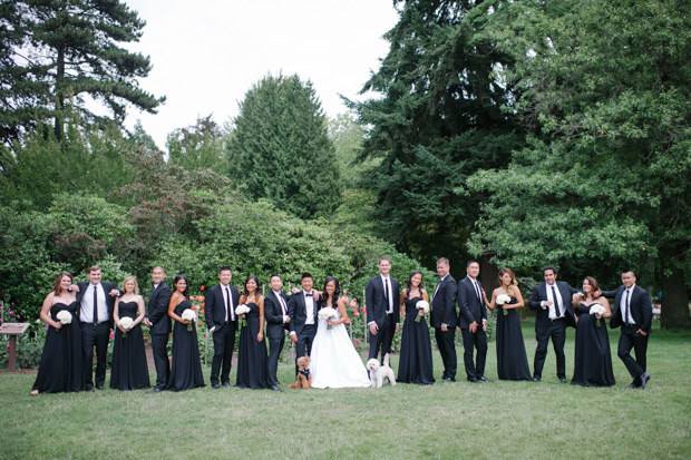 Glam Black and Gold Real Wedding by Barrie Anne Photography | onefabday.com