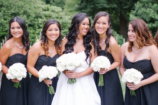 Glam Black and Gold Real Wedding by Barrie Anne Photography | onefabday.com