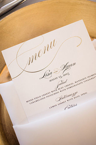 Glam Black and Gold Real Wedding by Barrie Anne Photography | onefabday.com