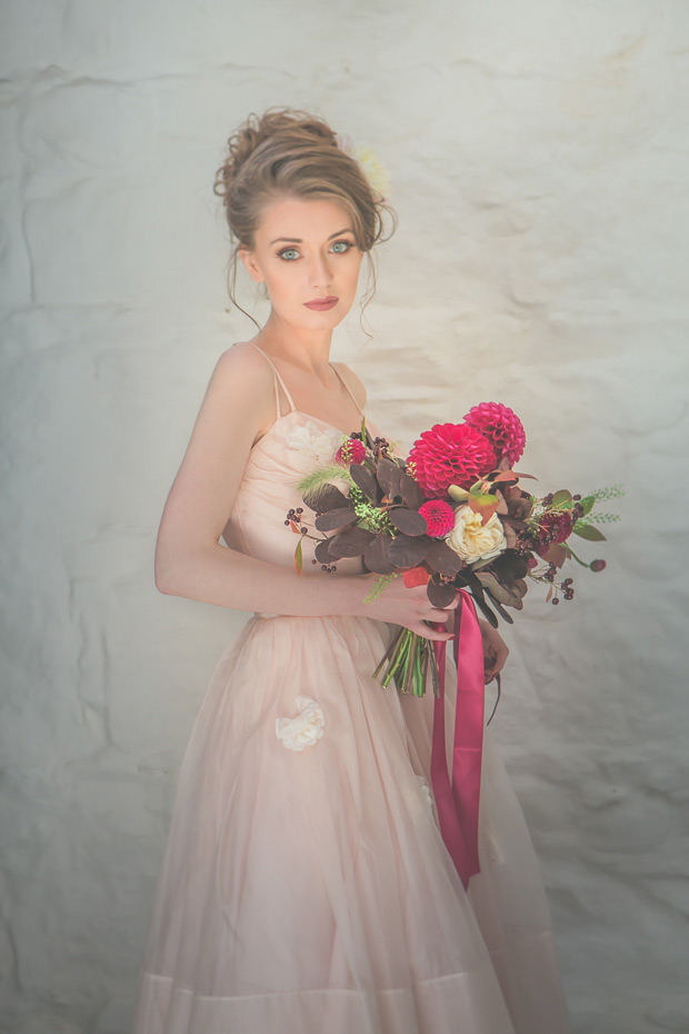 Beautiful red and blush wedding inspiration by In Love Photography | onefabday.com