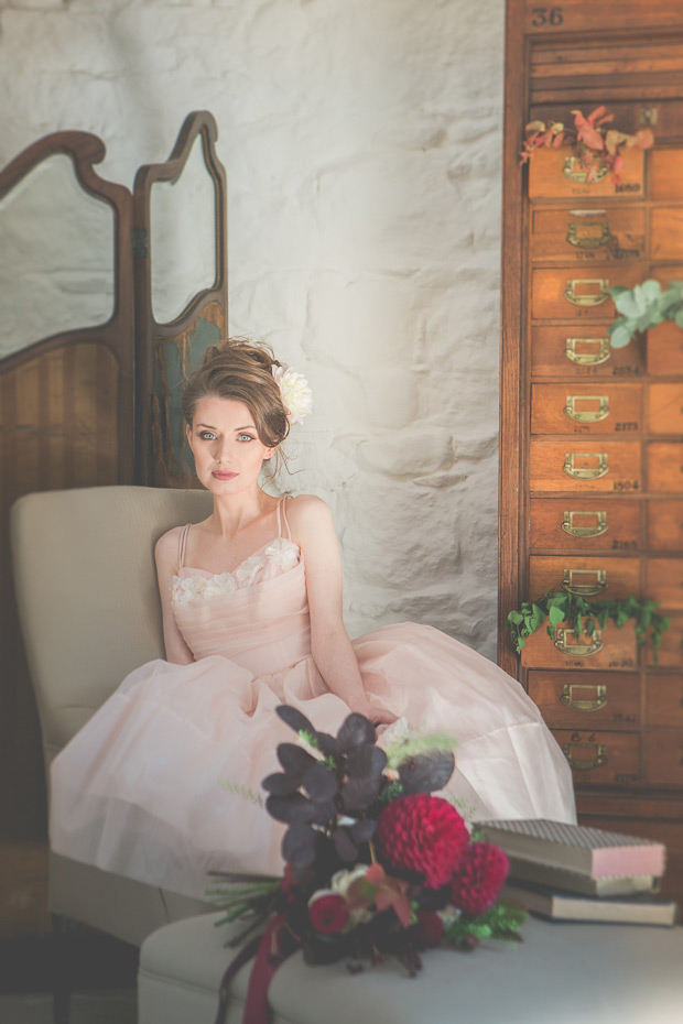 Beautiful red and blush wedding inspiration by In Love Photography | onefabday.com