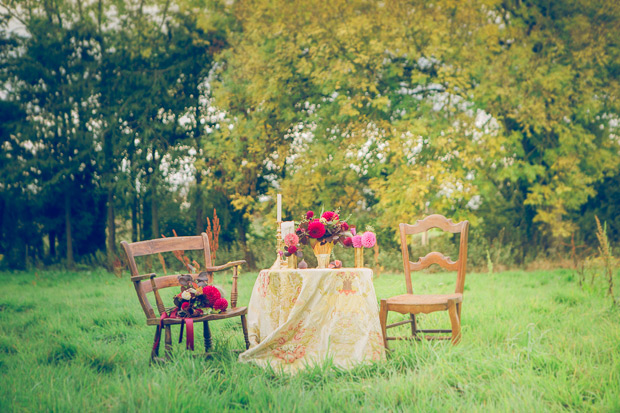 Beautiful red and blush wedding inspiration by In Love Photography | onefabday.com