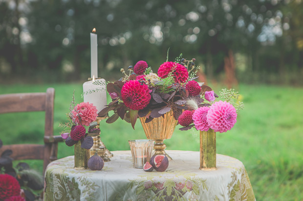 Beautiful red and blush wedding inspiration by In Love Photography | onefabday.com