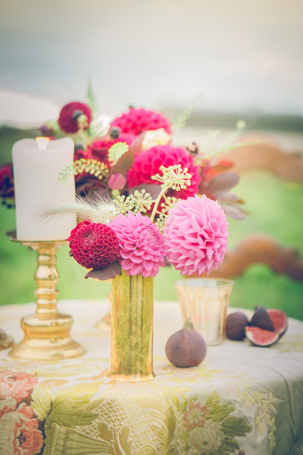 Beautiful red and blush wedding inspiration by In Love Photography | onefabday.com