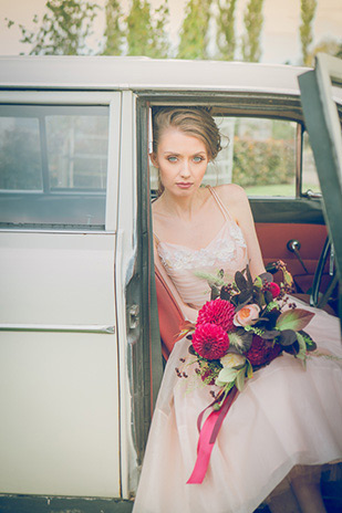 Beautiful red and blush wedding inspiration by In Love Photography | onefabday.com