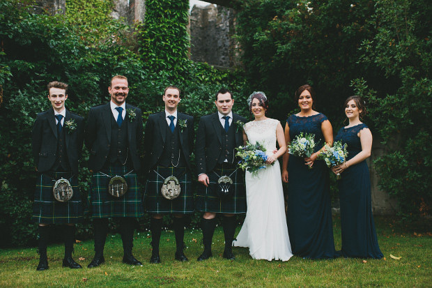  Lissanoure Castle real wedding by Jonathan Ryder | onefabday.com