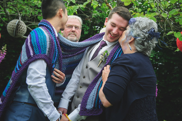 Sweet same sex wedding at Leixlip Manor by Give Us A Goo Photography | onefabday.com