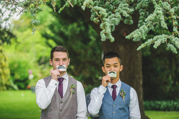 Sweet same sex wedding at Leixlip Manor by Give Us A Goo Photography | onefabday.com