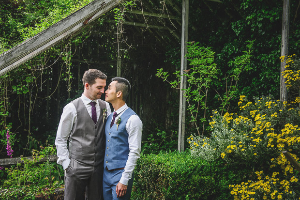 Sweet same sex wedding at Leixlip Manor by Give Us A Goo Photography | onefabday.com