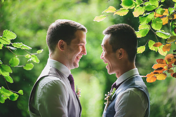 Sweet same sex wedding at Leixlip Manor by Give Us A Goo Photography | onefabday.com