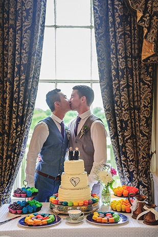 Sweet same sex wedding at Leixlip Manor by Give Us A Goo Photography | onefabday.com