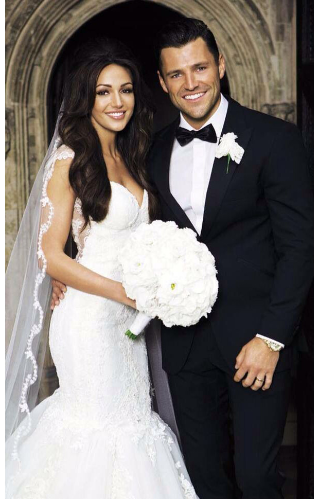 Michelle Keegan wedding dress | see more of 2015's celebrity weddings on onefabday.com