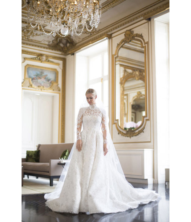 Nicky Hilton's Amazing Wedding Gown | see more of 2015's celebrity weddings on onefabday.com