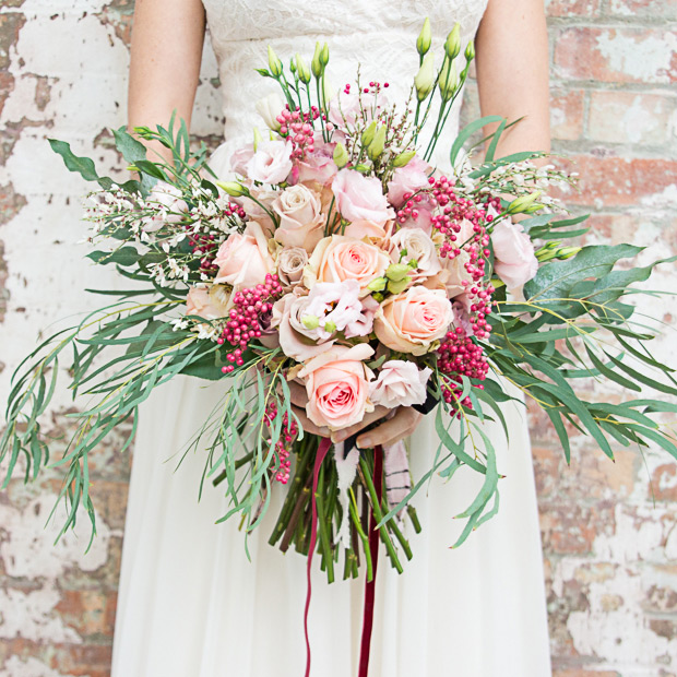 Pretty in pink French spring romance wedding inspiration  | onefabday.com