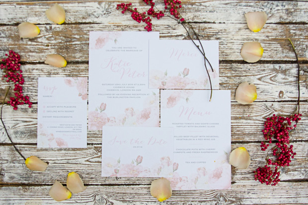 Pretty in pink French romance spring wedding inspiration  | onefabday.com