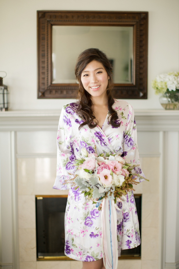 Beautiful outdoor marquee wedding with baby blue details by Andy Seo Studio // onefabday.com 