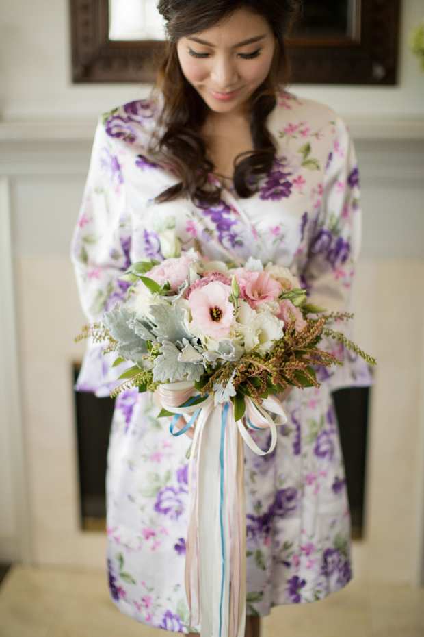 Beautiful outdoor marquee wedding with baby blue details by Andy Seo Studio // onefabday.com 