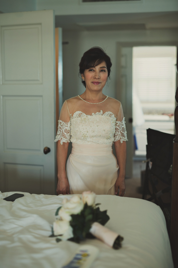 Beautiful outdoor marquee wedding with baby blue details by Andy Seo Studio // onefabday.com 