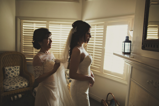 Beautiful outdoor marquee wedding with baby blue details by Andy Seo Studio // onefabday.com 