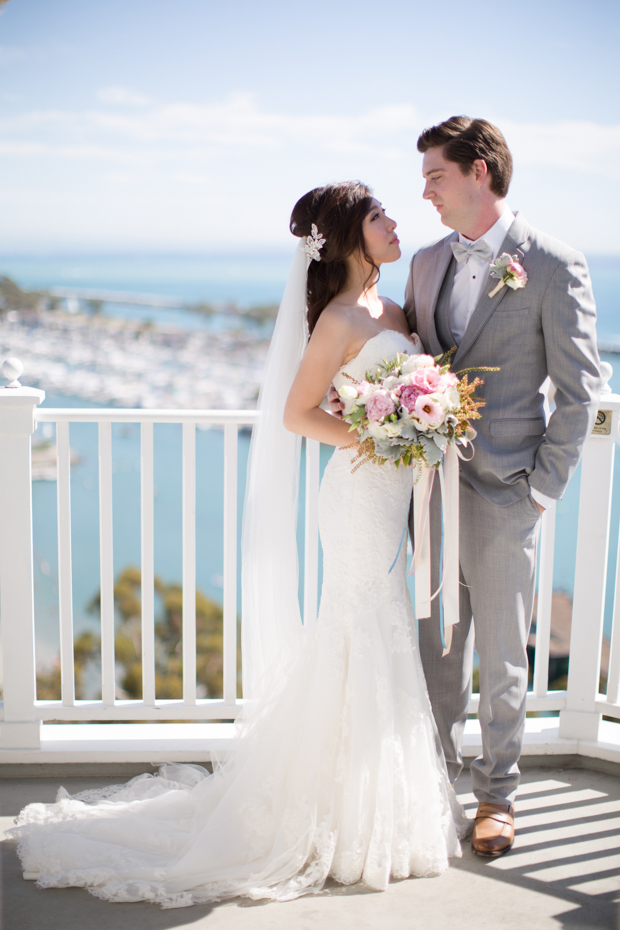 Beautiful outdoor marquee wedding with baby blue details by Andy Seo Studio // onefabday.com 