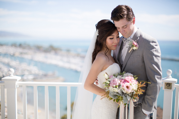 Beautiful outdoor marquee wedding with baby blue details by Andy Seo Studio // onefabday.com 