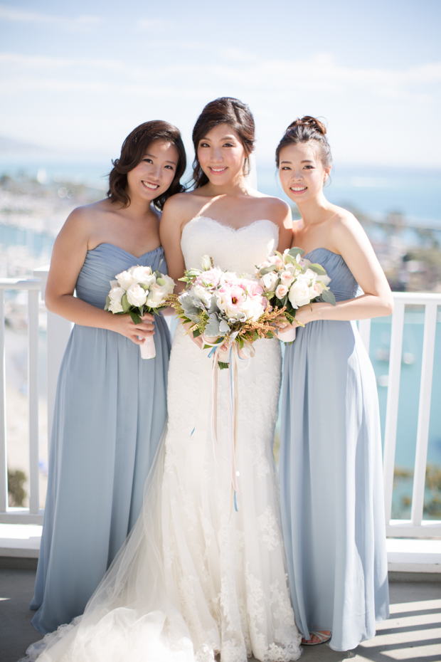 Beautiful outdoor marquee wedding with baby blue details by Andy Seo Studio // onefabday.com 