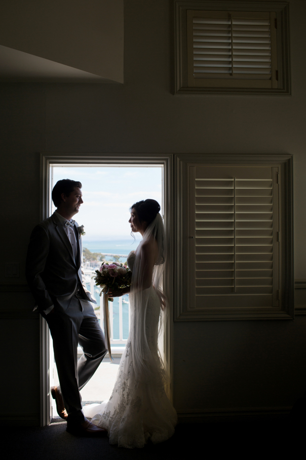 Beautiful outdoor marquee wedding with baby blue details by Andy Seo Studio // onefabday.com 