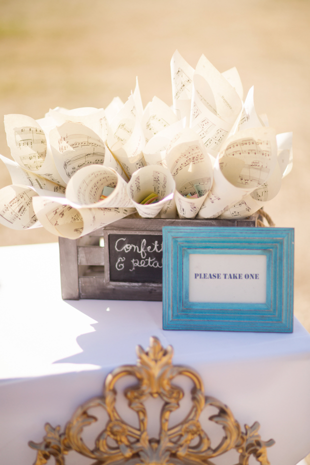 Beautiful outdoor marquee wedding with baby blue details by Andy Seo Studio // onefabday.com 