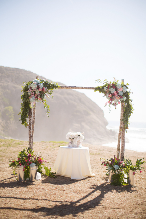 Beautiful outdoor marquee wedding with baby blue details by Andy Seo Studio // onefabday.com 