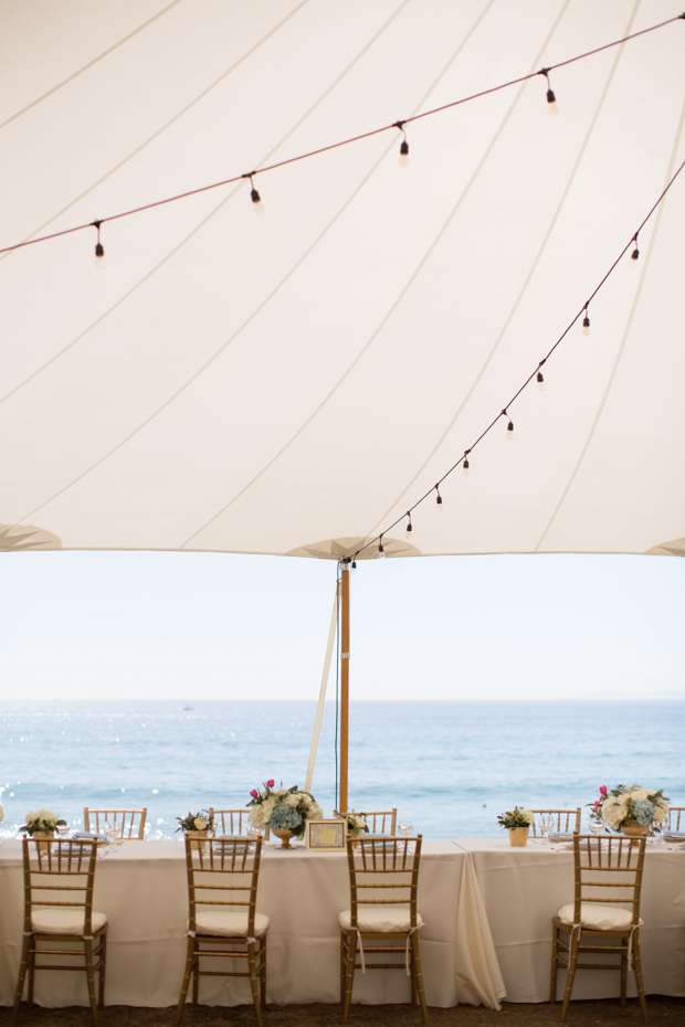 Beautiful outdoor marquee wedding with baby blue details by Andy Seo Studio // onefabday.com 